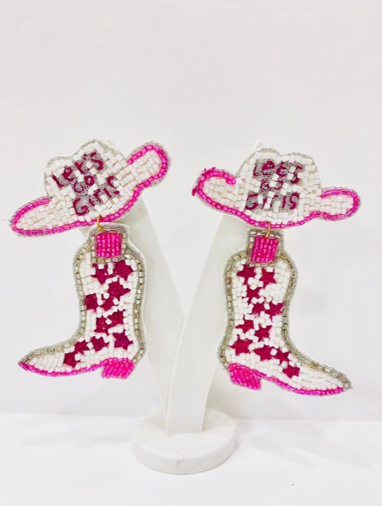 Cowboy Boot Earrings - The Velvet Strand
