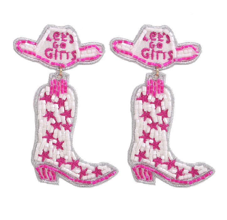 Cowboy Boot Earrings - The Velvet Strand