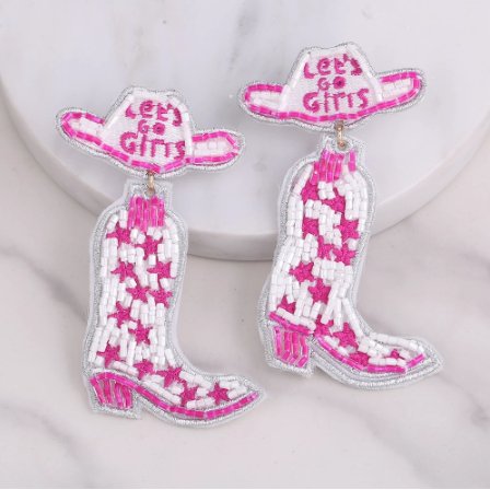 Cowboy Boot Earrings - The Velvet Strand