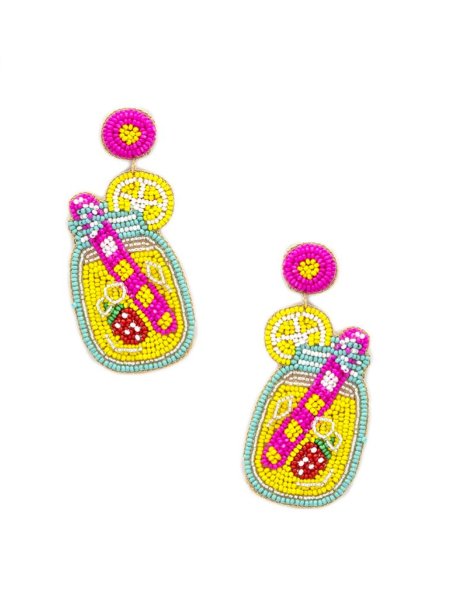 Cocktail Drink Earrings - The Velvet Strand