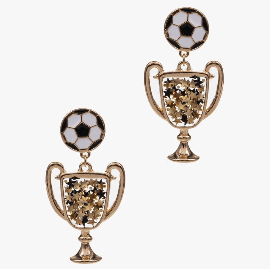 Soccer Earrings - The Velvet Strand