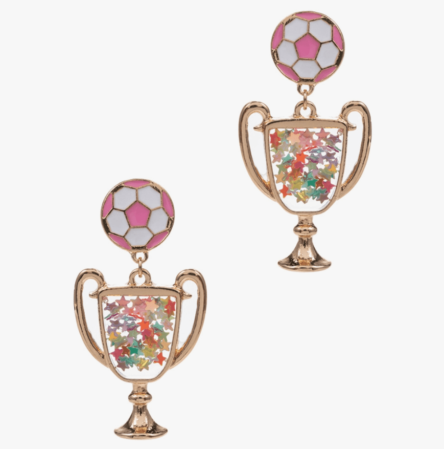 Soccer Earrings - The Velvet Strand