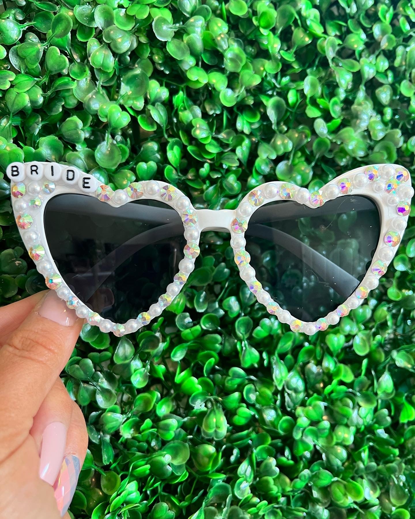Custom Bride Wedding Sunglasses - The Velvet Strand