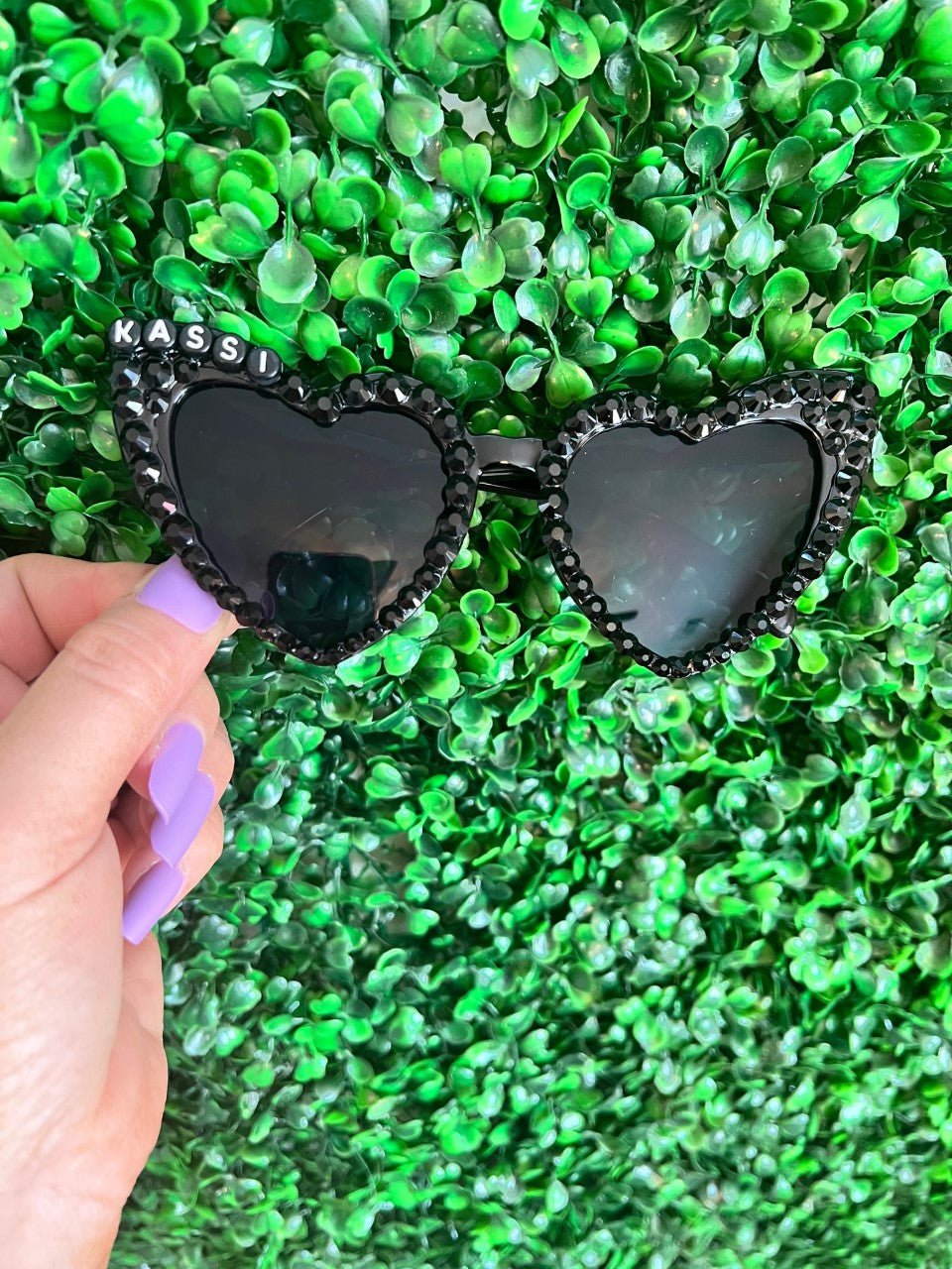 Women’s Personalized Sunglasses - Black - The Velvet Strand
