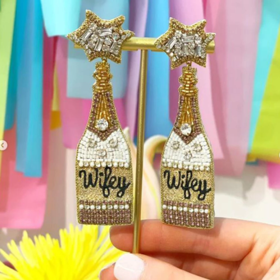 Wifey earrings shop