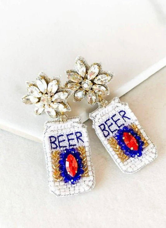 Beer Can Earrings