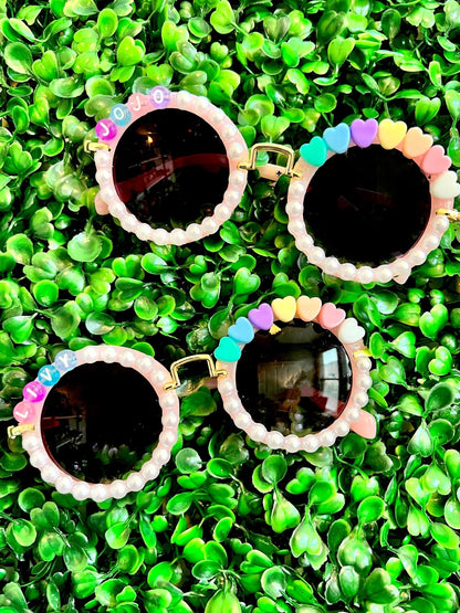 Kids Personalized Pink Sunglasses - The Velvet Strand