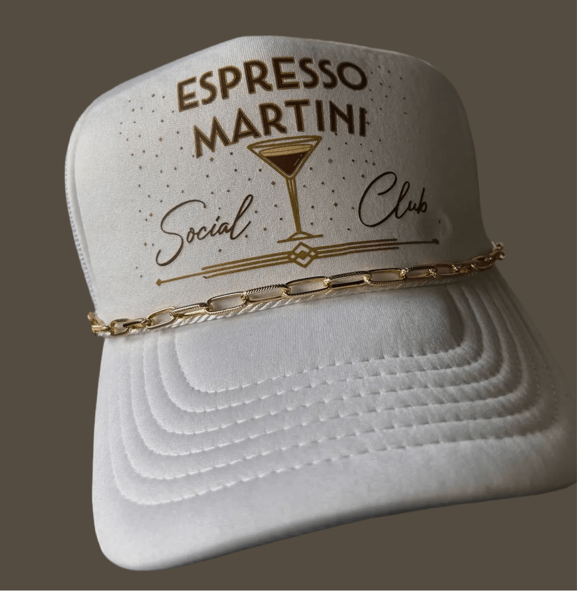 Trucker Hat Chain, Customizable Trucker Hat Chain, Hat Chain - The Velvet Strand