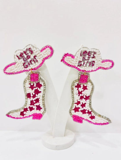Cowboy Boot Earrings - The Velvet Strand