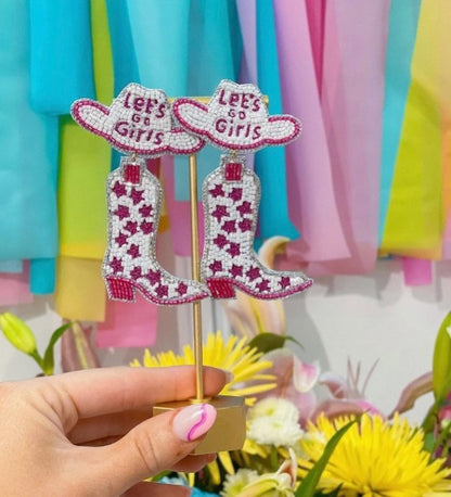 Cowboy Boot Earrings - The Velvet Strand