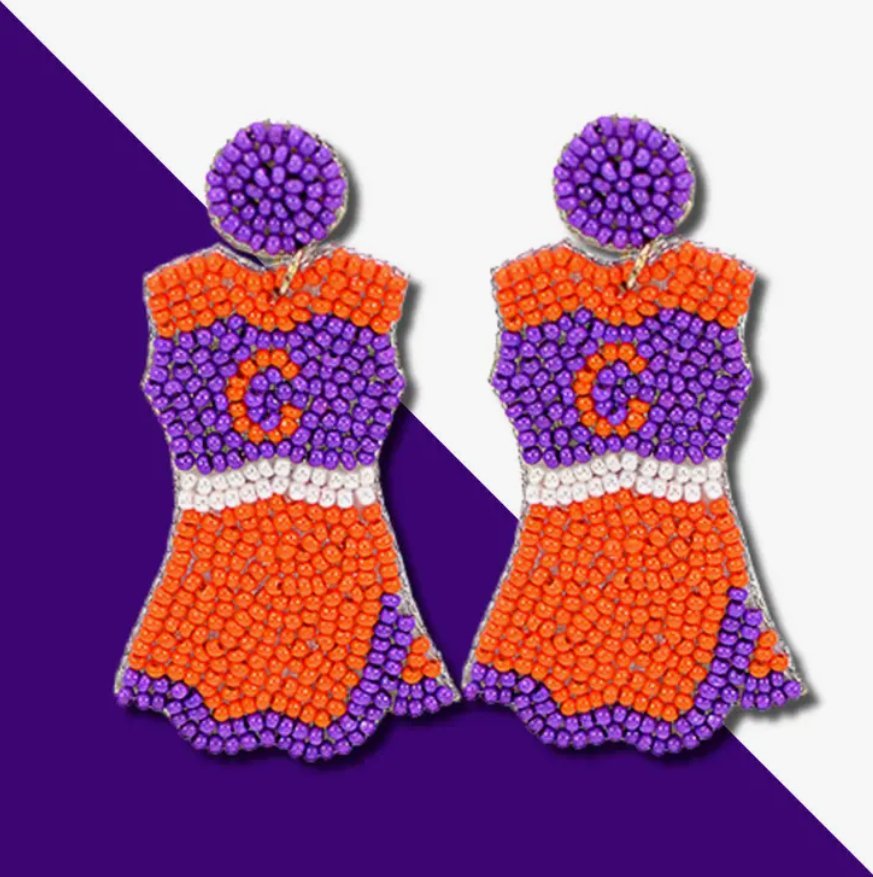College Gameday Earrings - The Velvet Strand