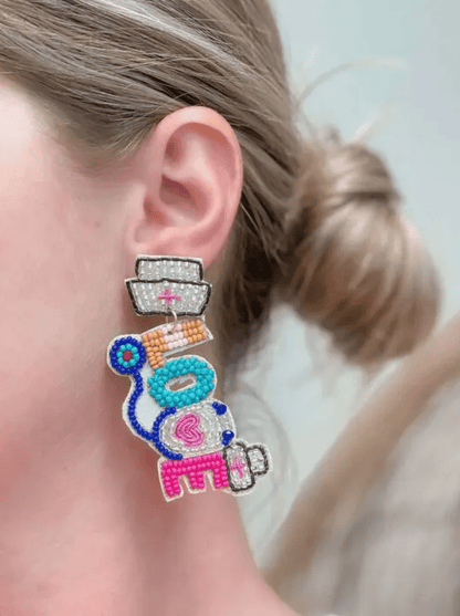 Love Healthcare Worker Earrings - The Velvet Strand