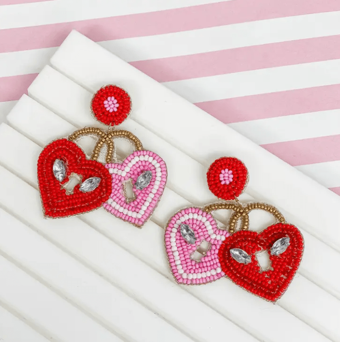 Heart Locket Earrings - The Velvet Strand