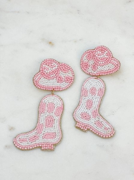 Cowboy Boot Earrings - The Velvet Strand