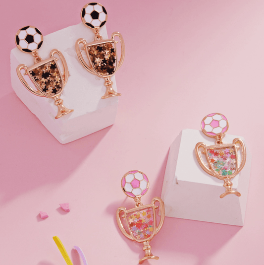 Soccer Earrings - The Velvet Strand