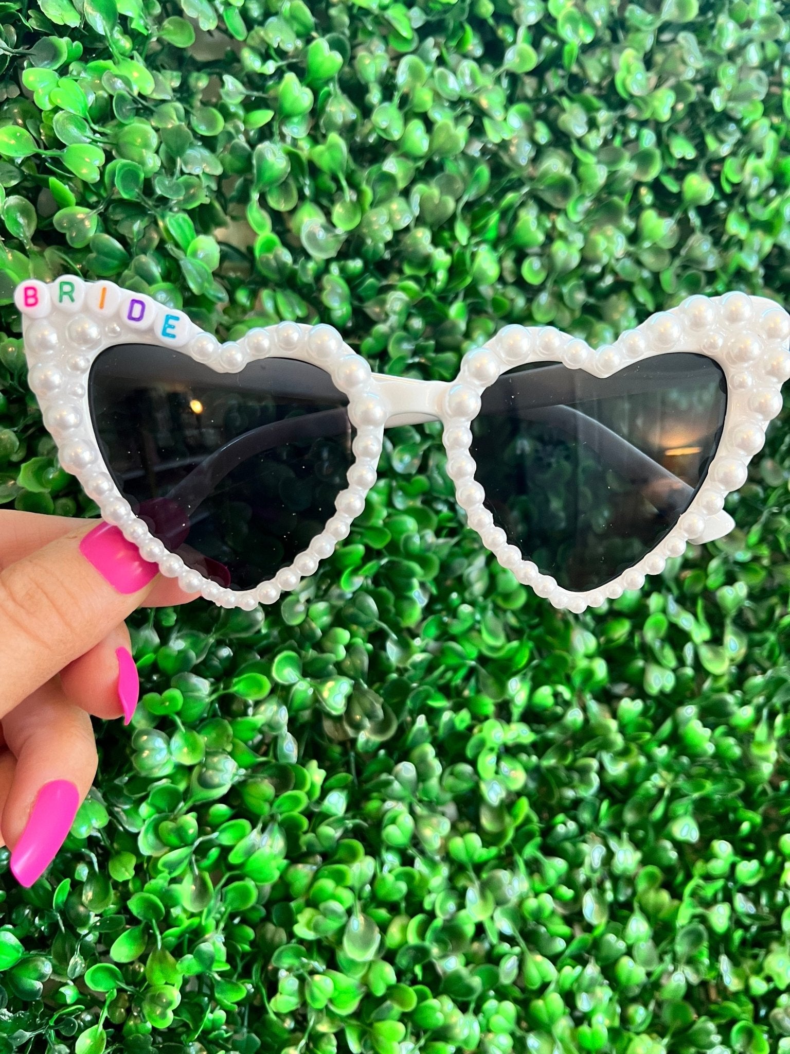 Custom Bride Wedding Sunglasses - The Velvet Strand