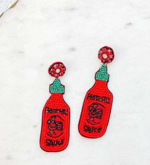 Hot Sauce Statement Earrings - The Velvet Strand
