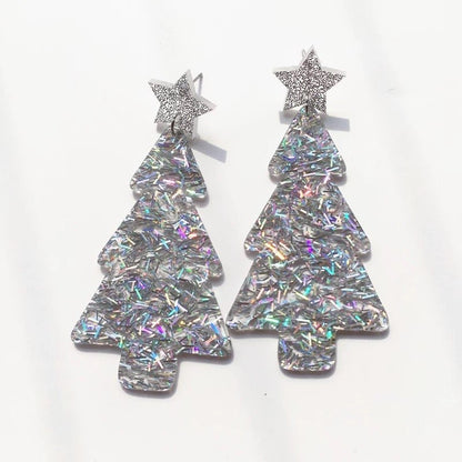 Christmas Tree Earrings Christmas Girls Night Christmas Party Earrings Christmas Party Holiday Party Jewelry - The Velvet Strand