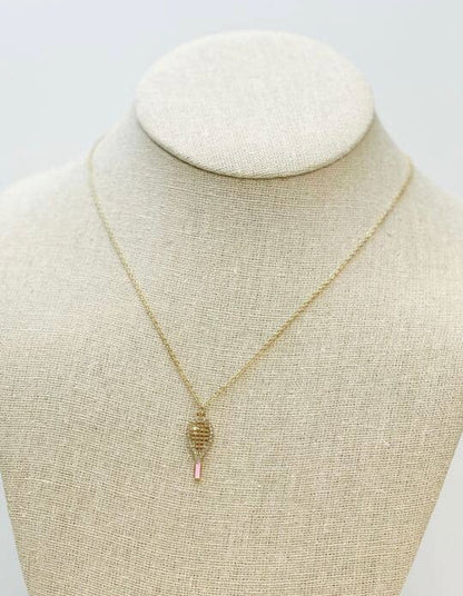Tennis Pendant Necklace - The Velvet Strand