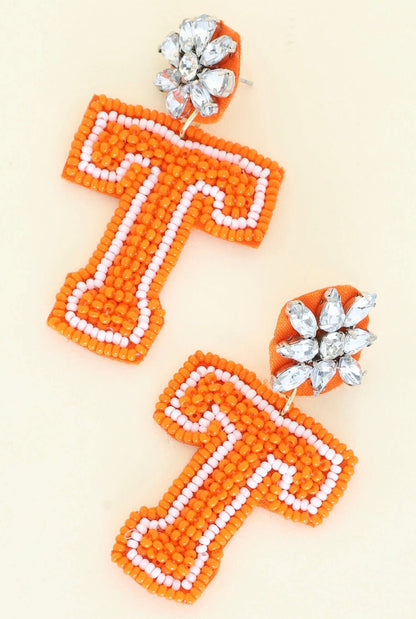 College Football Earrings | Auburn, Tennessee, Georgia - The Velvet Strand