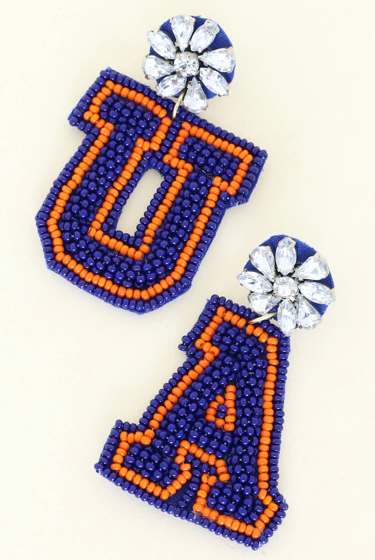 College Football Earrings | Auburn, Tennessee, Georgia - The Velvet Strand