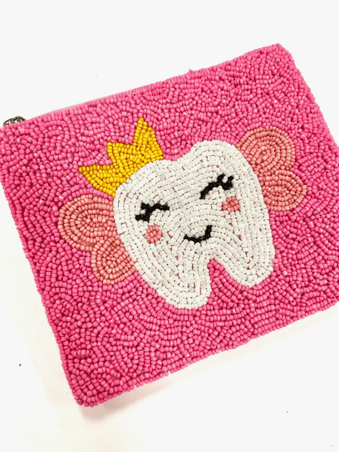 Tooth Fairy Beaded Coin Purse - The Velvet Strand