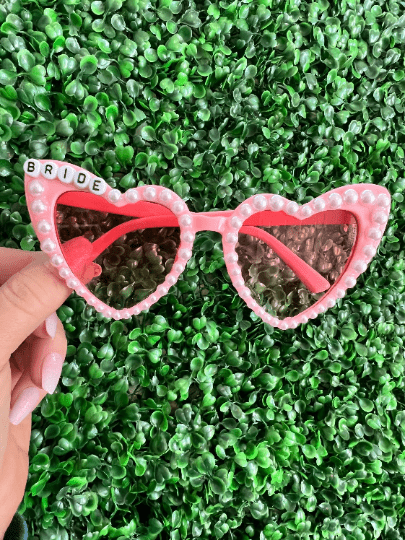 Women’s Personalized Sunglasses - Pink - The Velvet Strand