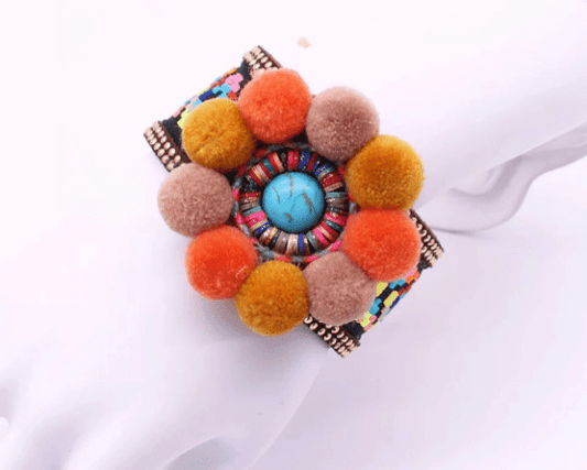 Retro Flower Bracelet - The Velvet Strand