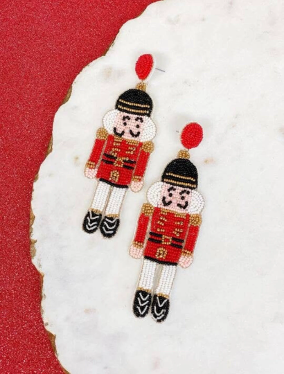 Nutcracker Earrings - The Velvet Strand