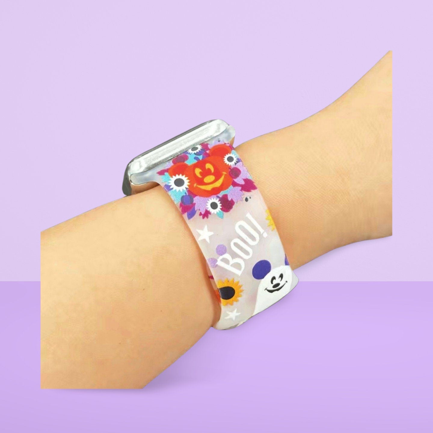 Cartoon Pumpkin Mouse Apple Watch Band Disney Apple Watch Band Ghost