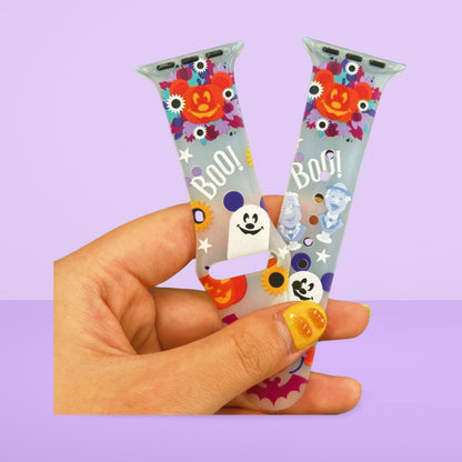 Cartoon Pumpkin Mouse Apple Watch Band Disney Apple Watch Band Ghost