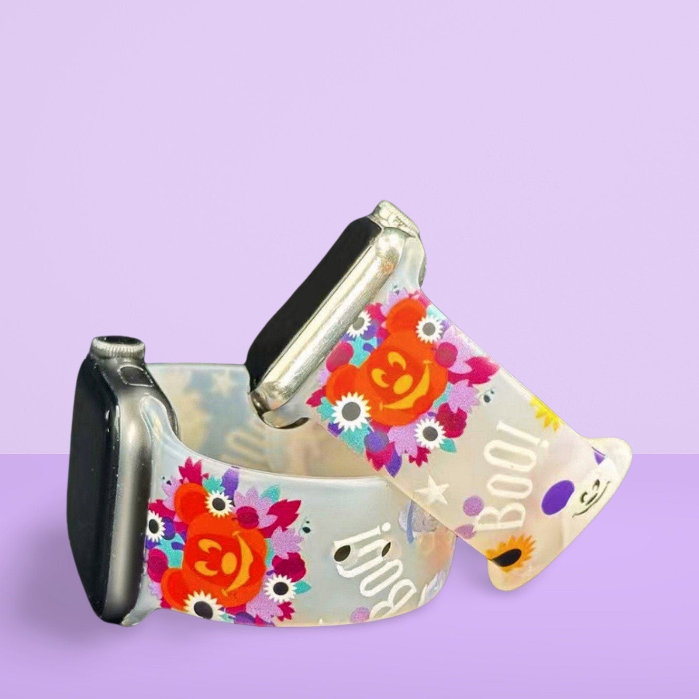 Cartoon Pumpkin Mouse Apple Watch Band Disney Apple Watch Band Ghost