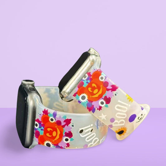 Cartoon Pumpkin Mouse Apple Watch Band Disney Apple Watch Band Ghost