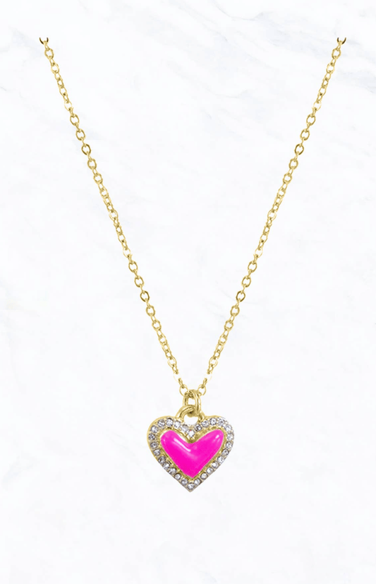Valentine’s Day Heart Necklace - The Velvet Strand