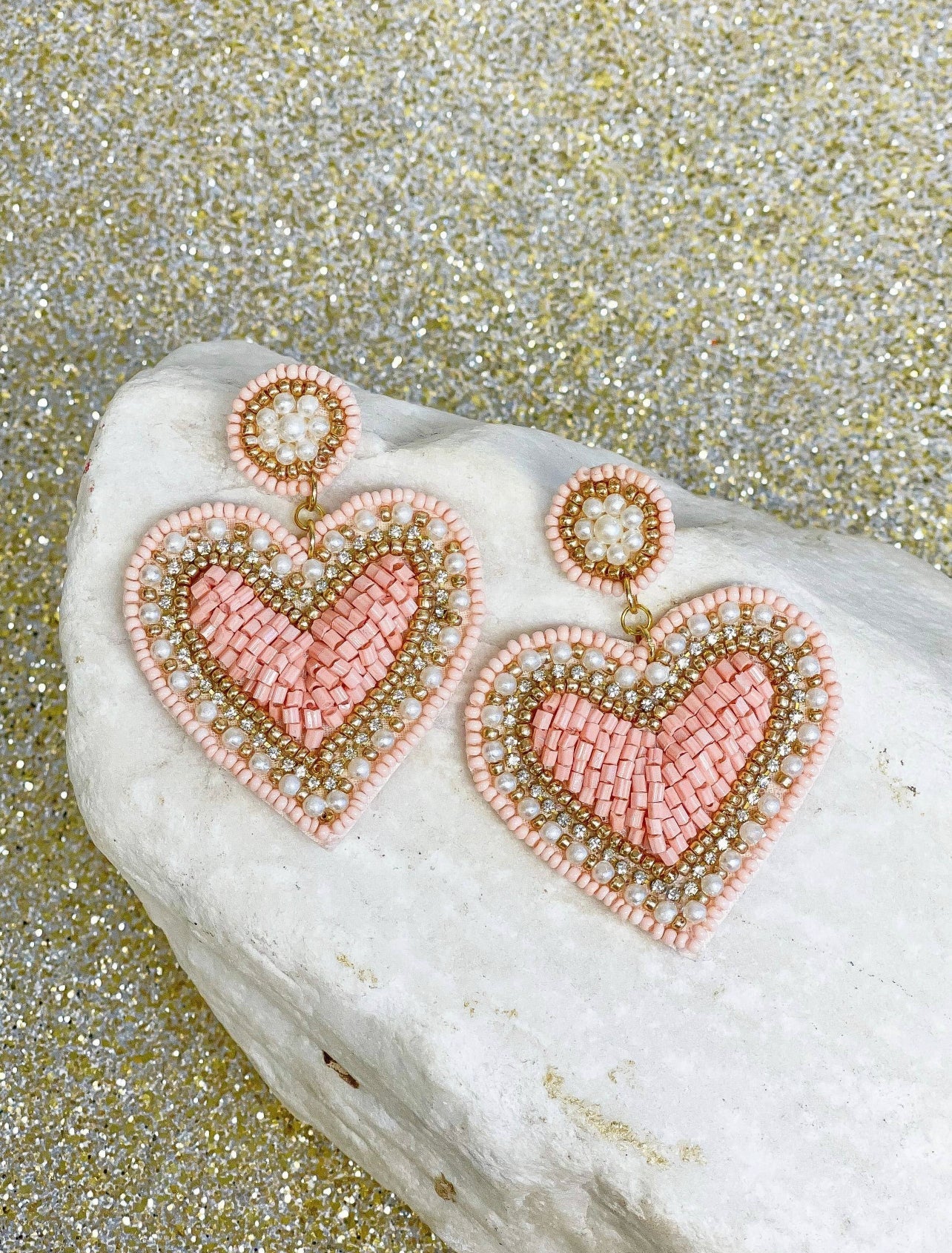 Valentine's Day Heart Earrings - The Velvet Strand