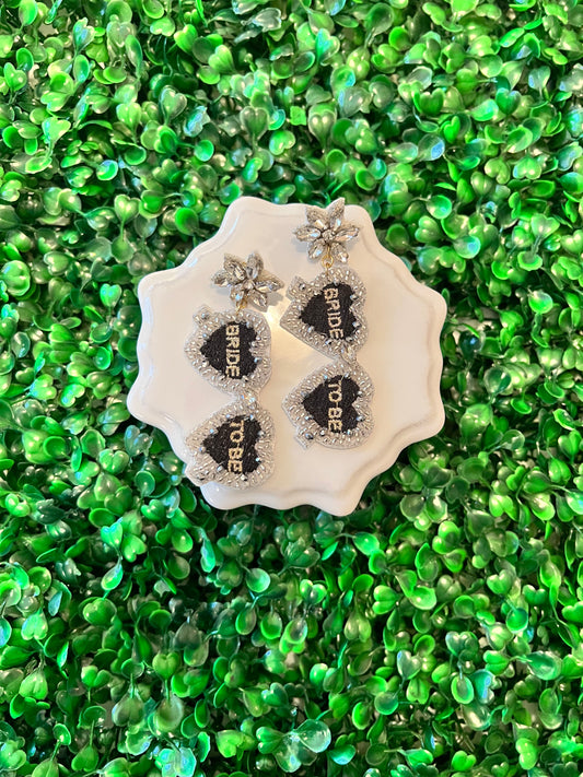 Bride to Be Sunglass Earrings - The Velvet Strand