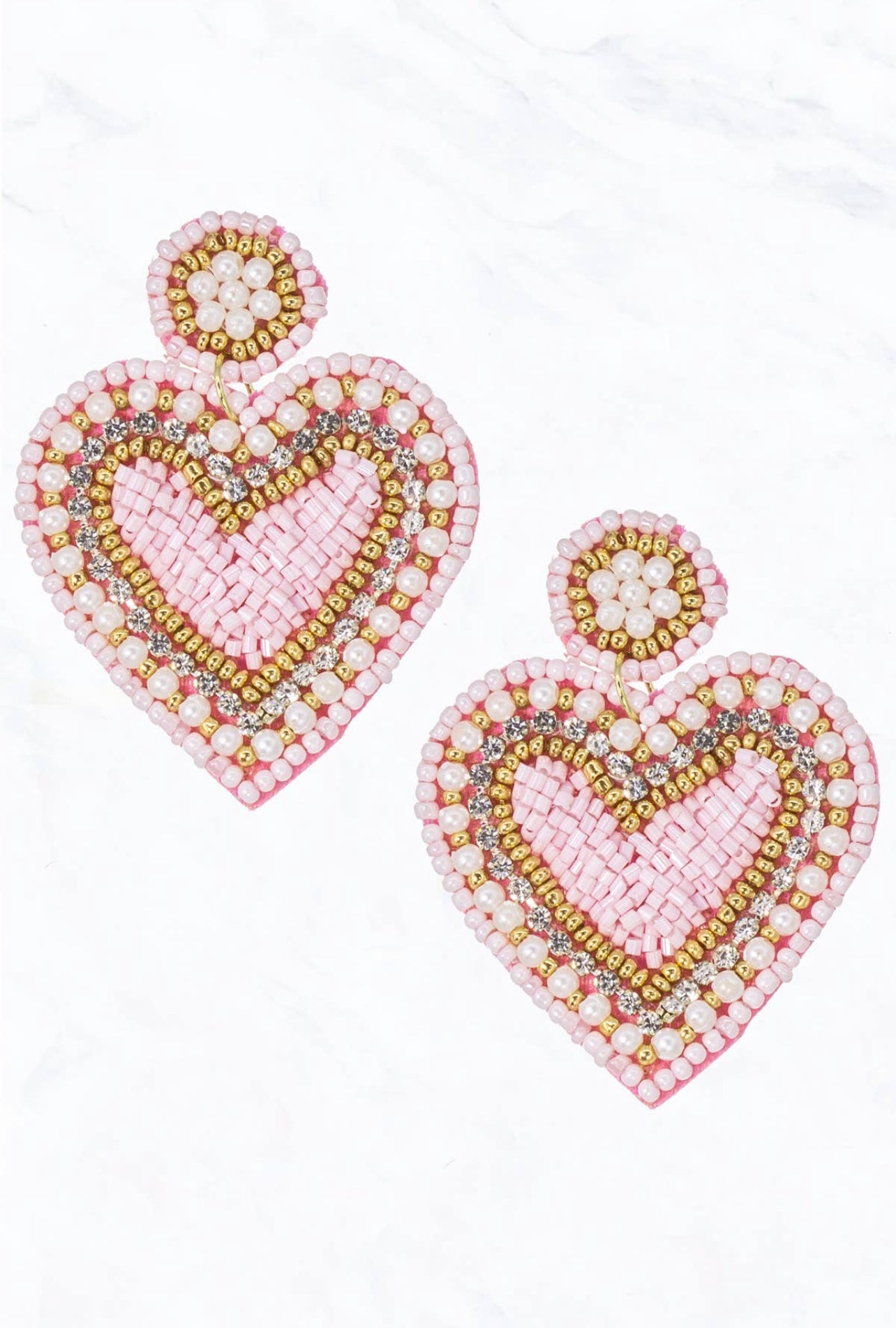 Valentine's Day Heart Earrings - The Velvet Strand