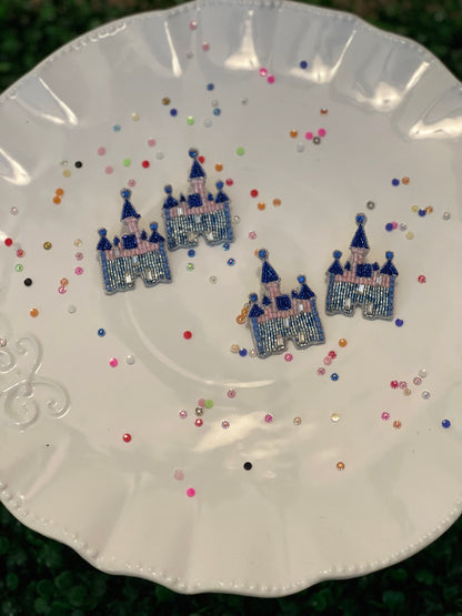 Disney Castle Earrings - The Velvet Strand
