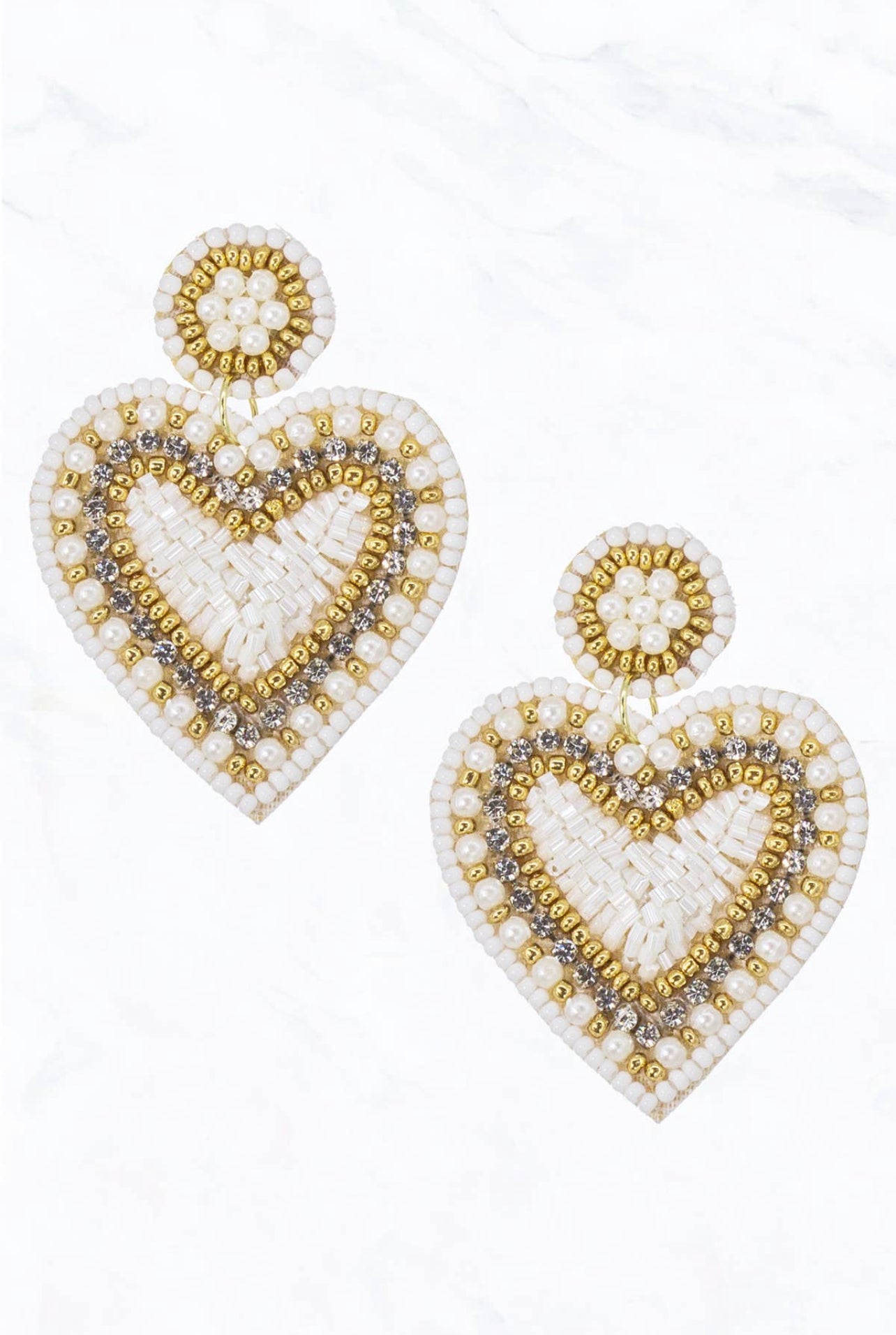 Valentine's Day Heart Earrings - The Velvet Strand