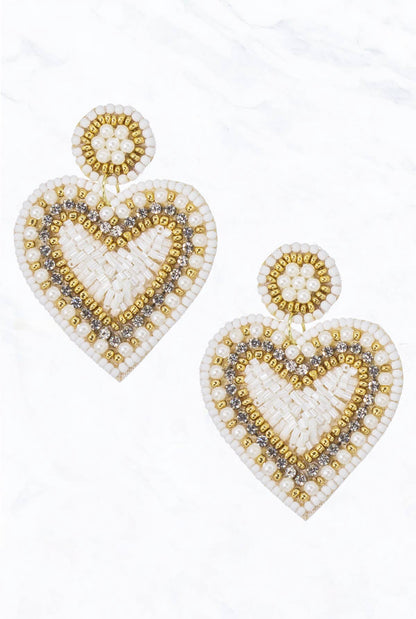 Valentine's Day Heart Earrings - The Velvet Strand